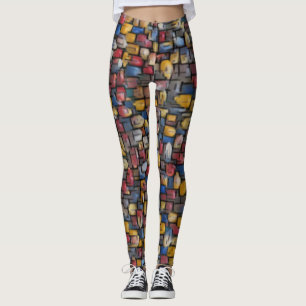 Pop Art Popcorn Leggings
