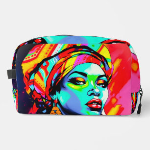 Pop Art Portrait Dopp Kit