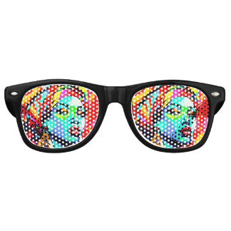 Pop Art Portrait  Retro Sunglasses