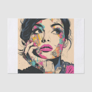 PoP Art Queen1.5 Tissue Paper