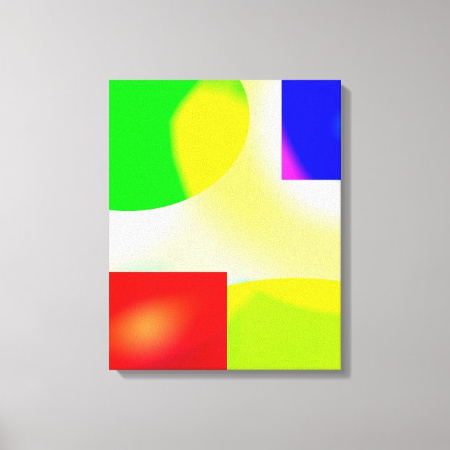 Pop art reflection canvas print (Front)