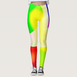 Pop art reflection leggings