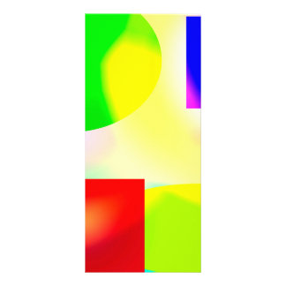 Pop art reflection rack card