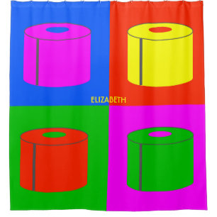 Pop Art Retro Psychedelic Toilet Paper Vibrant