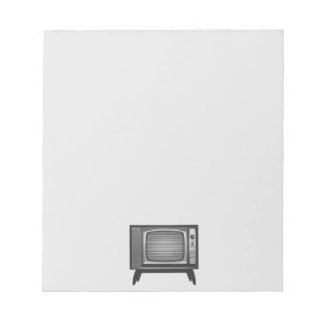 Pop Art Retro Television Set Notepad