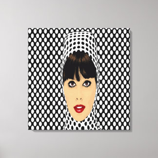 Pop Art Retro Vintage Girl Custom Wall Prints