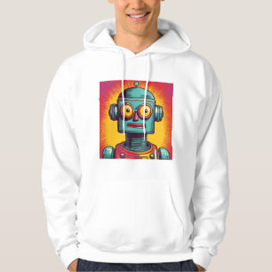 Pop Art Robot Hoodie