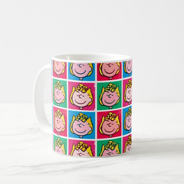 Pop Art Sally | Mod for You Pattern Coffee Mug (Front Left)