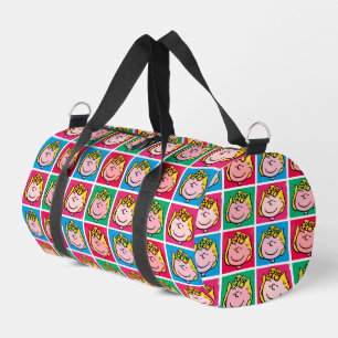 Pop Art Sally Mod for You Pattern Duffle Bag