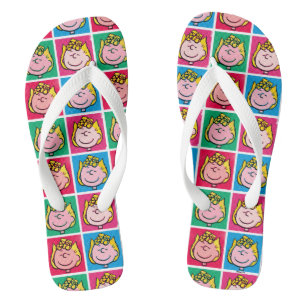 Pop Art Sally   Mod for You Pattern Flip Flops