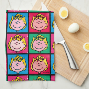 Pop Art Sally   Mod for You Pattern Kitchen Towel