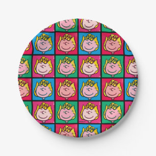 Pop Art Sally   Mod for You Pattern Paper Plate