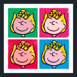 Pop Art Sally | Mod for You Pattern Poster<br><div class="desc">Take a look at this super cute design featuring Sally in a fun pop art pattern.</div>