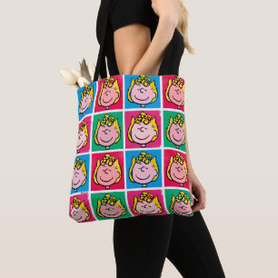Pop Art Sally Mod for You Pattern Tote Bag