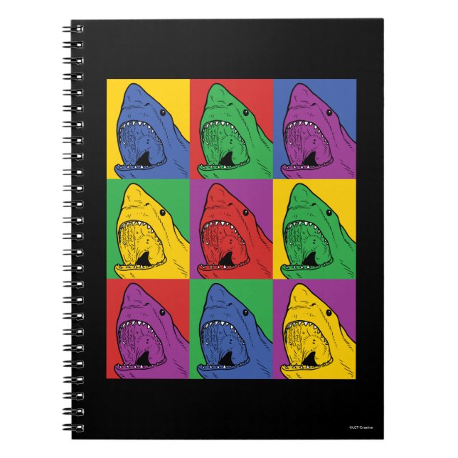 Pop Art Shark Notebook (Front)