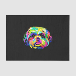 Pop Art Shih Tzu Dog Lovers Tissue Paper