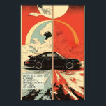 Pop Art Side Car – Colour Burst Poster<br><div class="desc">Add energy and motion to your wall with this eye-catching matte poster print featuring a stylish side-view car set against a bold, multi-colour pop art background. With its comic-inspired layout and modern vibe, this piece is perfect for car lovers, retro design fans, and anyone who loves vibrant, urban art. Printed...</div>