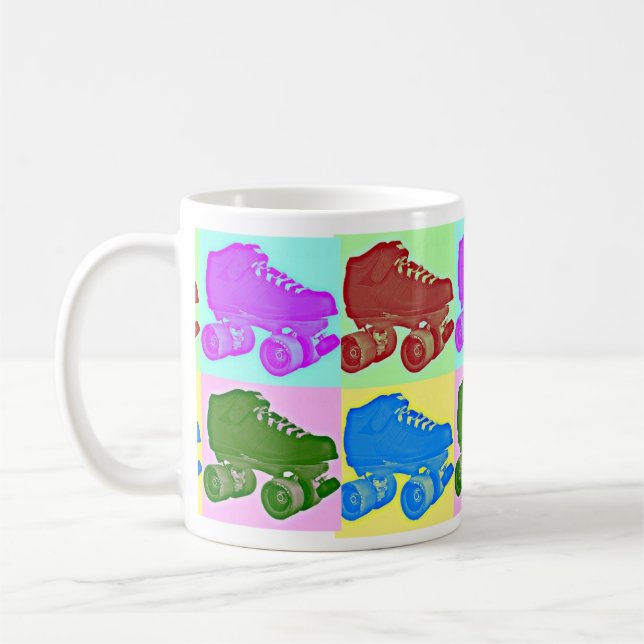 Pop Art Skate Mug (Left)