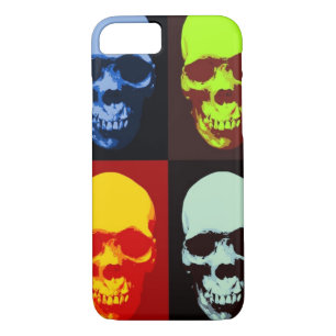 Pop Art Skull iPhone 7 Coque