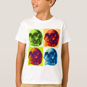 Pop Art Skull T-Shirt