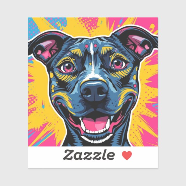 Pop Art Smile – The Power of a Happy Dog (Sheet)