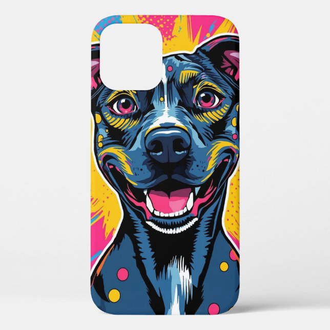 Pop Art Smile – The Power of a Happy Dog Case-Mate iPhone Case (Back)