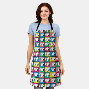 Pop Art Snoopy Lips   Mod for You Pattern Apron