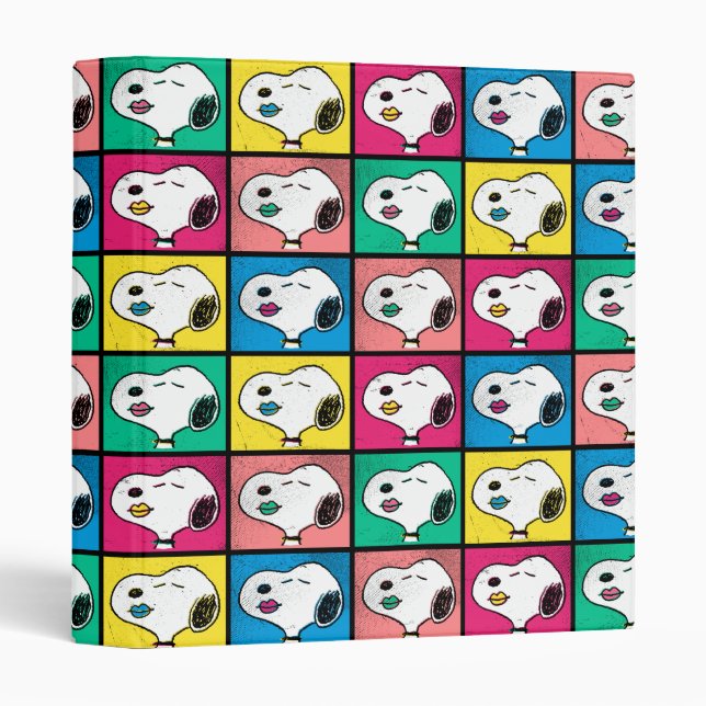 Pop Art Snoopy Lips | Mod for You Pattern Binder (Front/Spine)