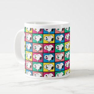 Pop Art Snoopy Lips   Mod for You Pattern Large Coffee Mug