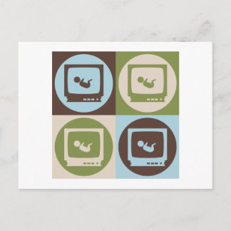 Pop Art Sonograms Postcard