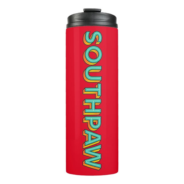 Pop Art Southpaw Thermal Tumbler (Front)