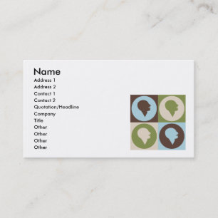 Pop Art Speech-Language Pathology Business Card