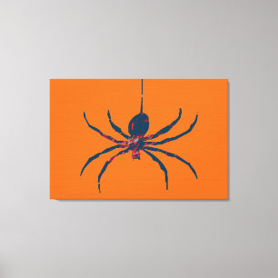 Pop Art Spider Canvas Print