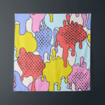 Pop Art Splatter: Comic Drama Tapestry<br><div class="desc">Comic dripping blots background in pop art, graffiti style. Funky paint drips, staines, drops seamless pattern. Bold Vintage illustration for unusual contemporary design Pop Art Funk: Splashy Blots for the Modern Vibe! Pop Art Graffiti: Dripping Blots in Style! pattern, graffiti, illustration, funky, pop, street, comic, seamless, cartoon, painting, drip, abstract,...</div>