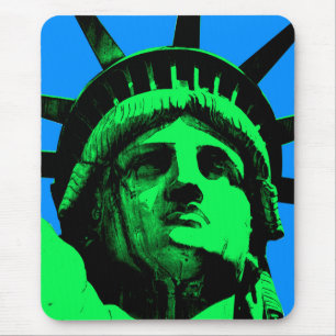 Pop Art Statue of Liberty Mouse Pad