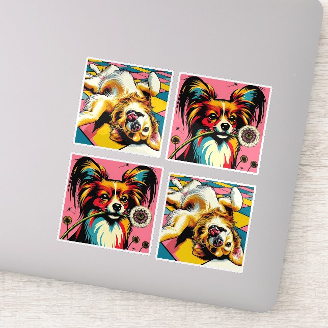 Pop Art Stickers for Dog Lovers (Detail)
