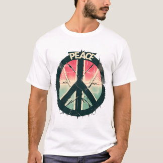 Pop Art Street Art Peace Sign Graffiti T-shirt