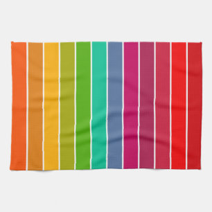 Pop Art Stripes Kitchen Towel