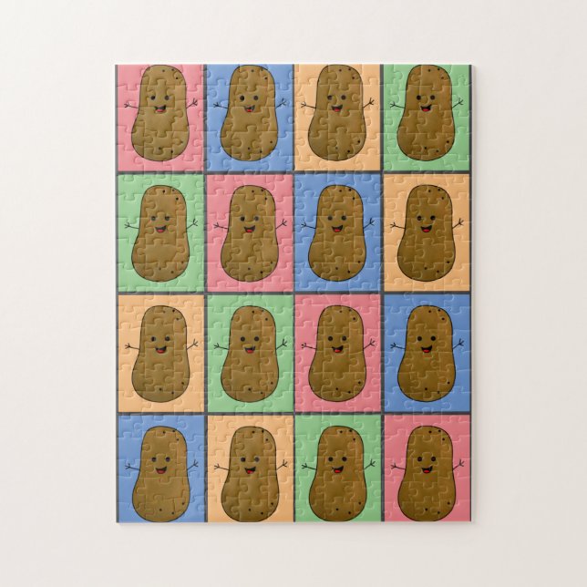 Pop Art Style Potato Jigsaw Puzzle (Vertical)