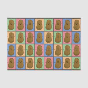 Pop Art Style Potato Tissue Paper