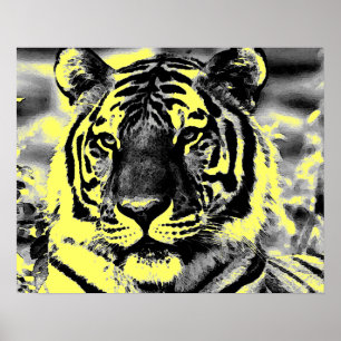 Pop Art Style Tiger Posters