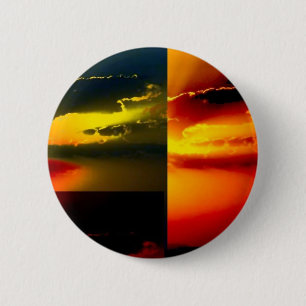 Pop Art Sunset 2 Inch Round Button