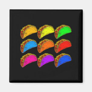 Pop Art Taco Magnet