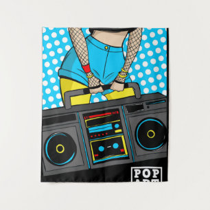 Pop art tapestry