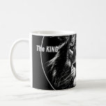 Pop Art Template Lion Face Animals The King Coffee Mug<br><div class="desc">Trendy Lion Face Animal King Elegant Template Classic Coffee Mug.</div>