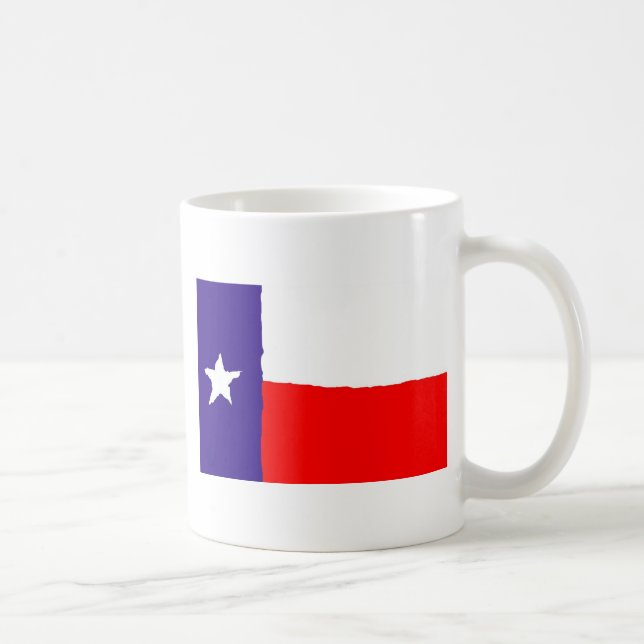 Pop Art Texas State Flag Coffee Mug (Right)