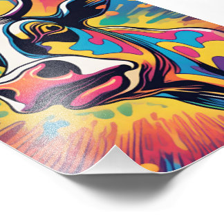 Pop Art: The Colorful Cow Photo Print