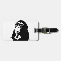 Pop Art Thinking Chimpanzee