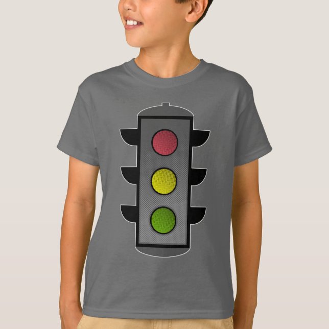 Pop Art Traffic Light T-Shirt (Front)
