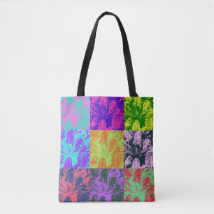 Pop Art Tropical Bold, Fun, and Colourful  Tote Bag